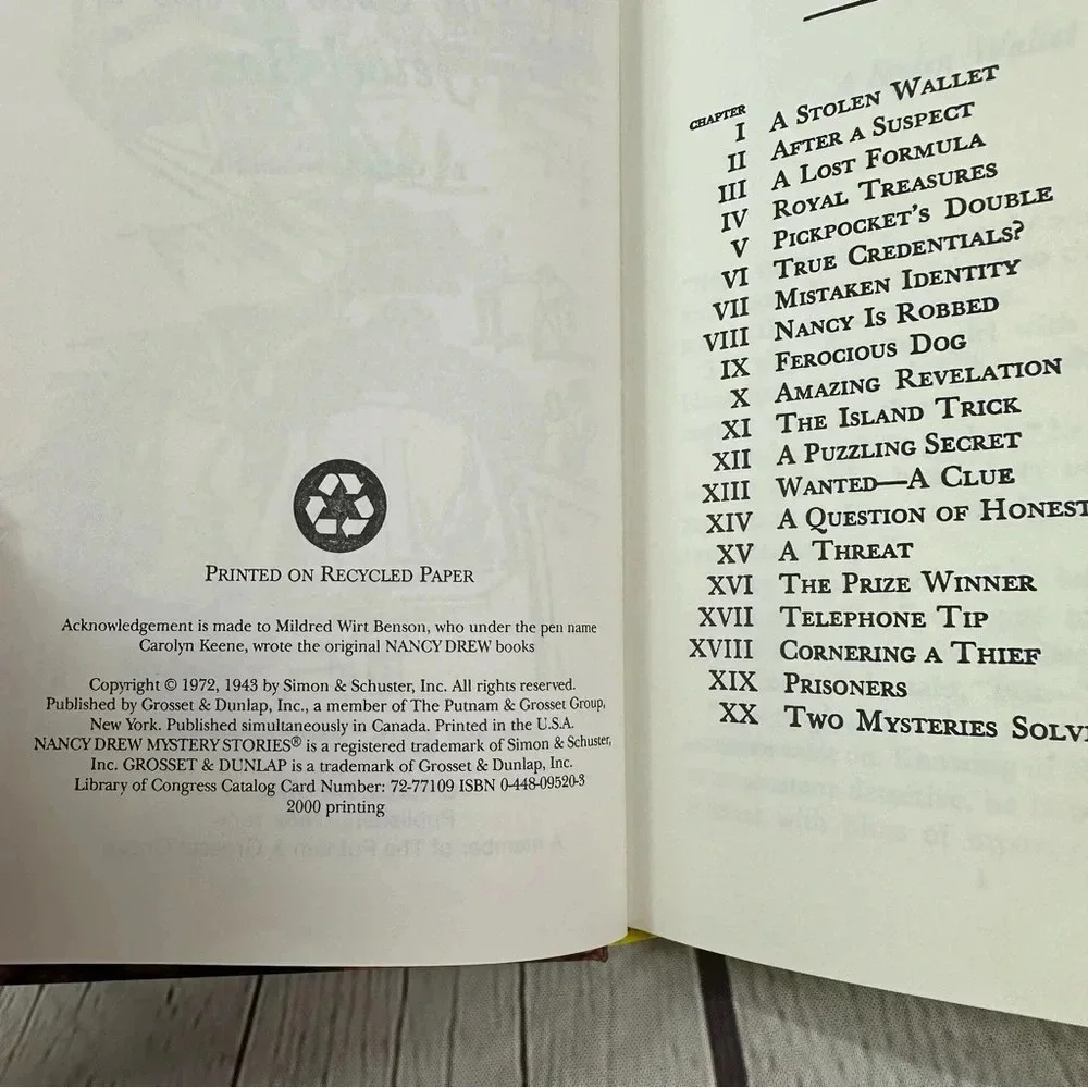 nancy drew mystery stories 120 the clue in the jewel box 2000